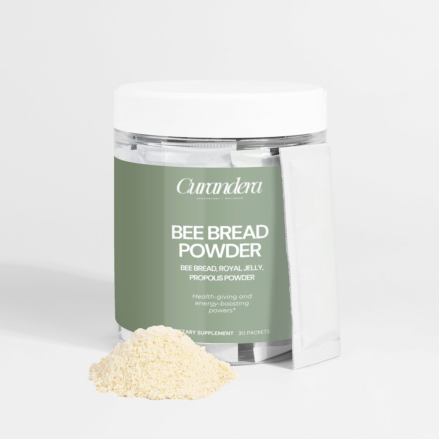 Bee Bread Powder Packets | Enzymatic Power for Energy & Longevity