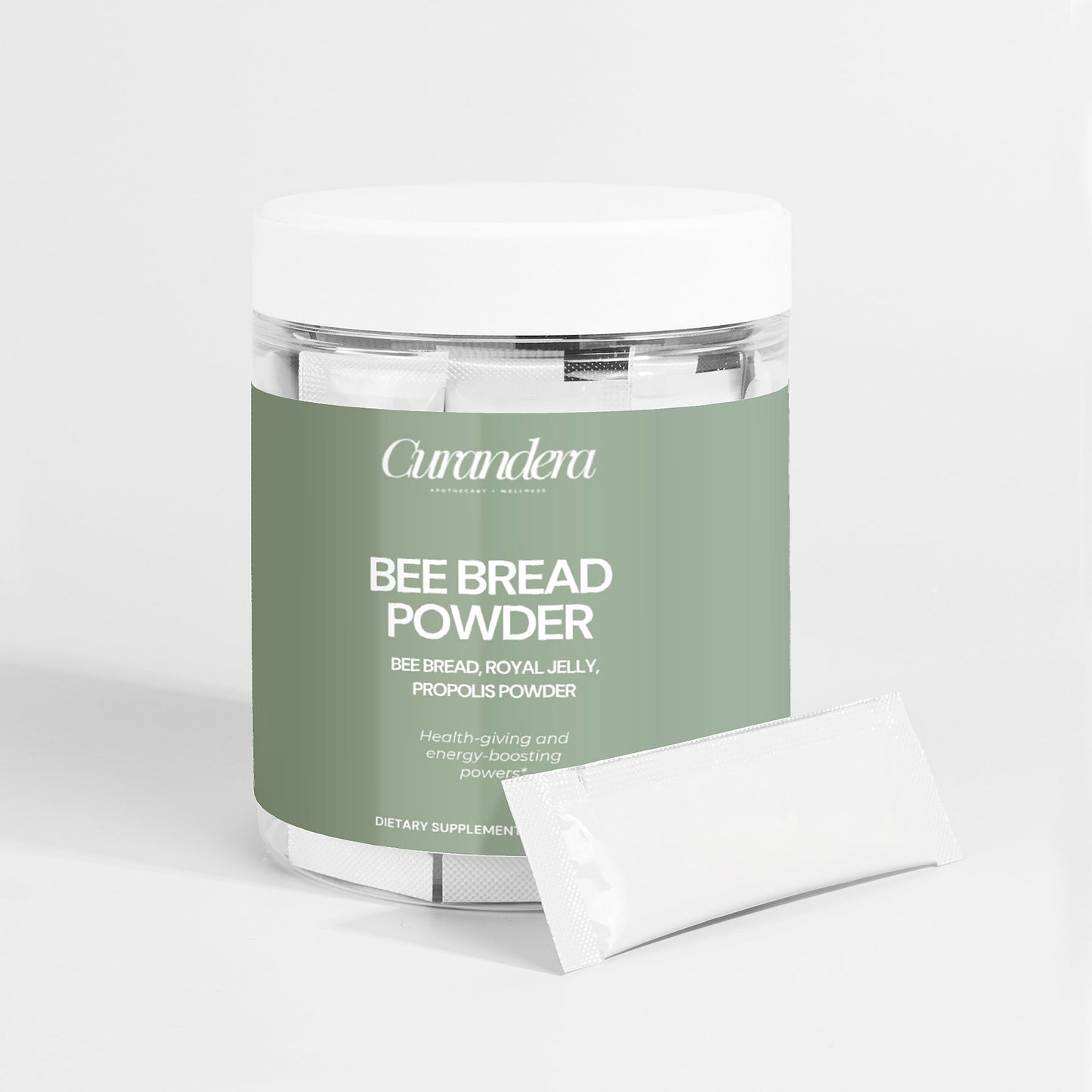 Bee Bread Powder Packets | Enzymatic Power for Energy & Longevity