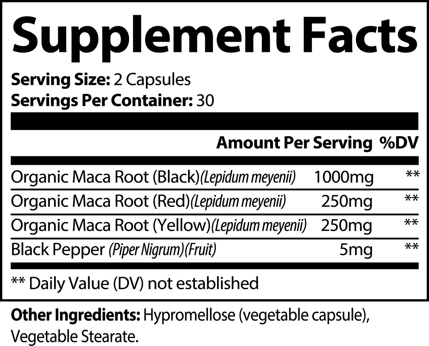 Maca Plus Capsules |  Sacred Root for Hormonal Harmony & Vital Energy